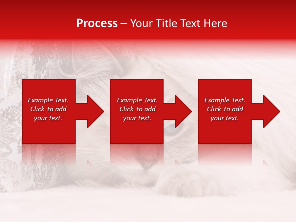 Lynx Girl Xmas PowerPoint Template