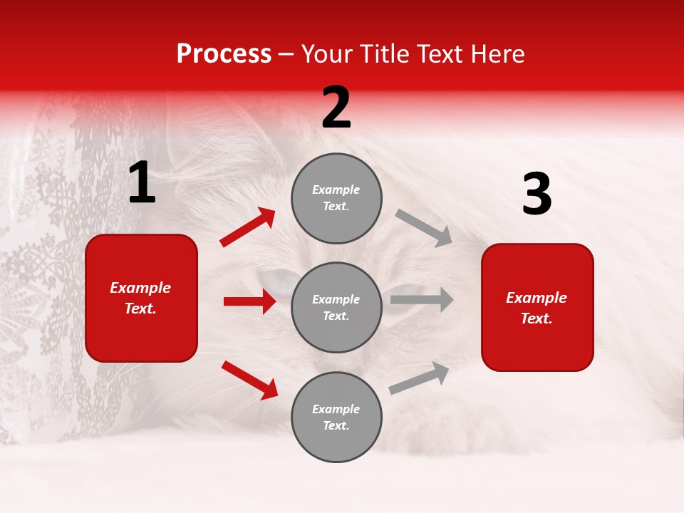 Lynx Girl Xmas PowerPoint Template