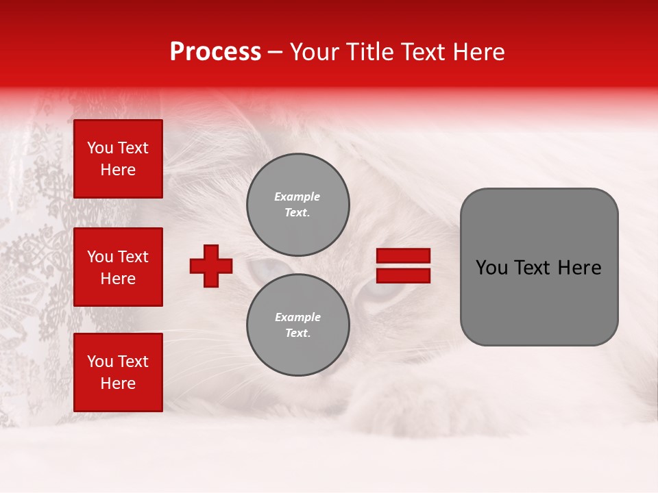 Lynx Girl Xmas PowerPoint Template