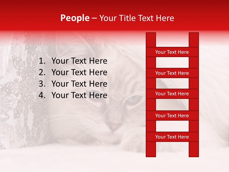 Lynx Girl Xmas PowerPoint Template