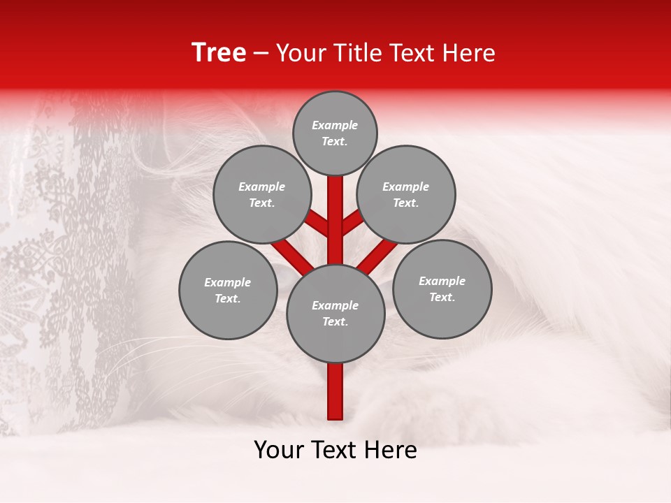 Lynx Girl Xmas PowerPoint Template