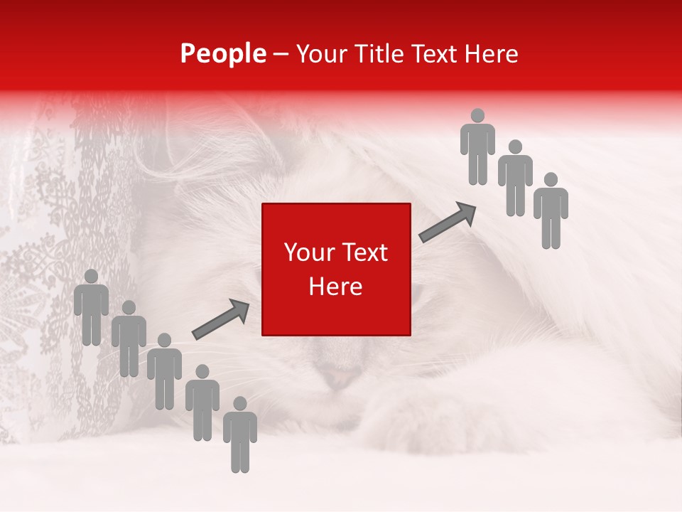 Lynx Girl Xmas PowerPoint Template