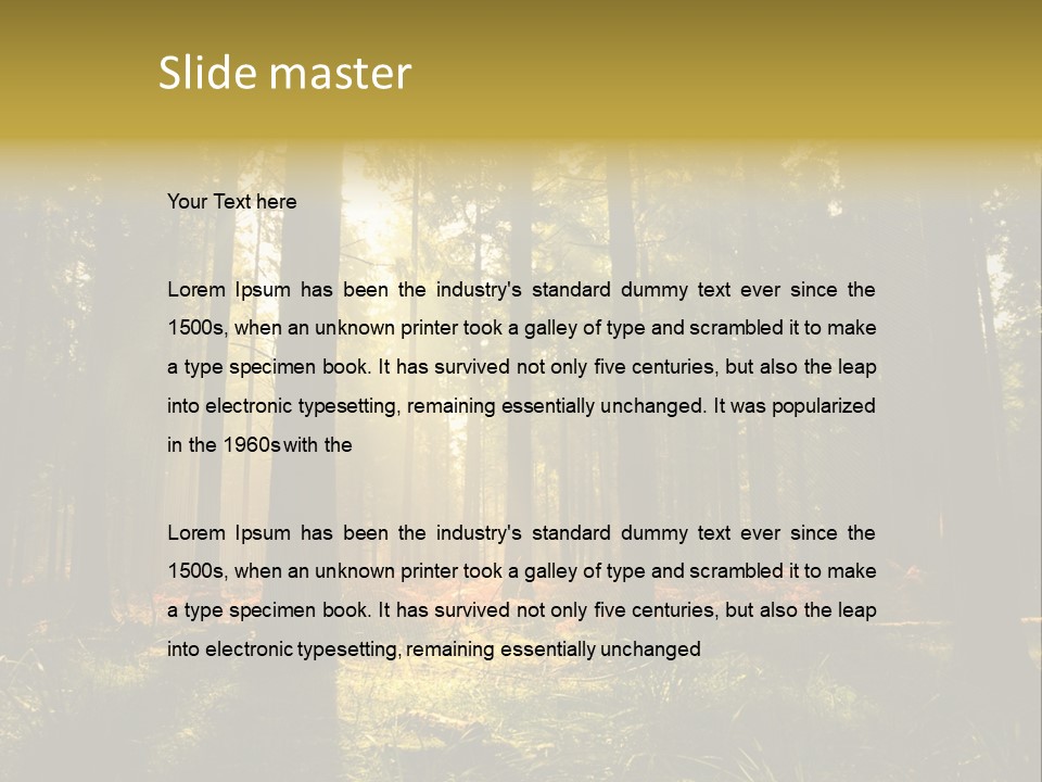 Rural Scenic Wilderness PowerPoint Template