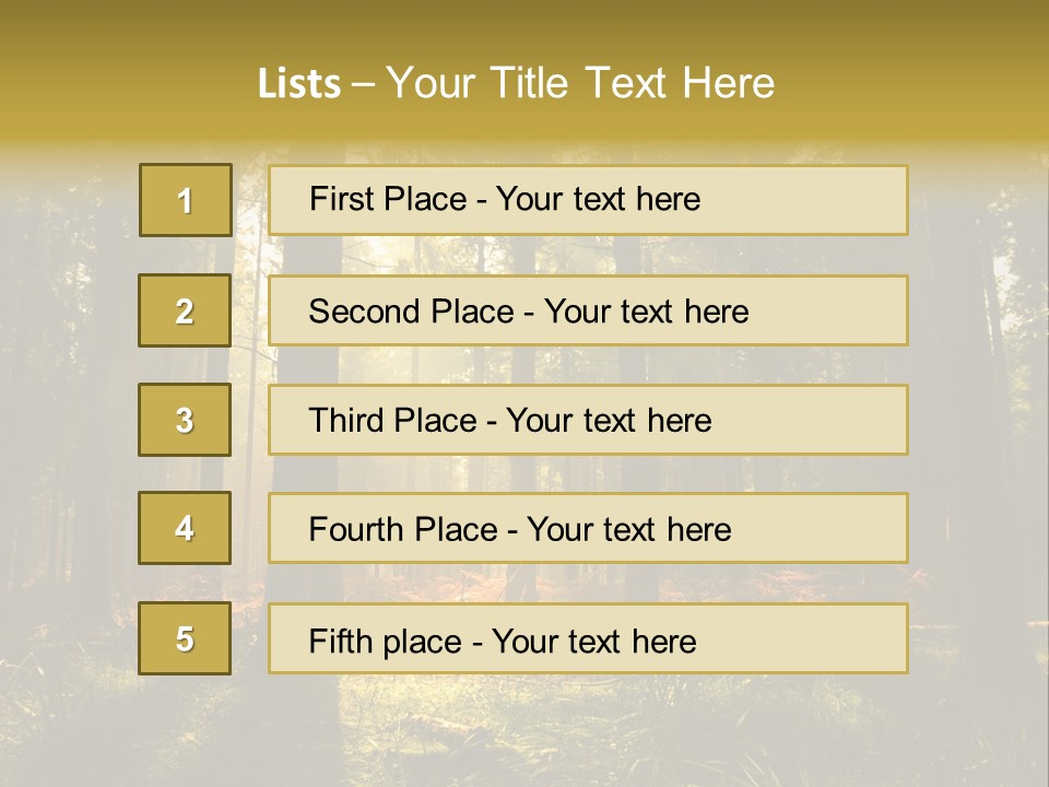 Rural Scenic Wilderness PowerPoint Template