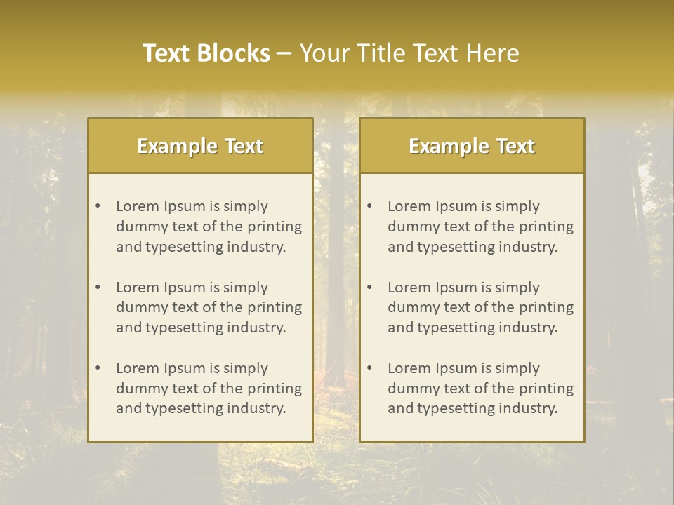 Rural Scenic Wilderness PowerPoint Template