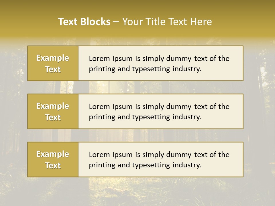 Rural Scenic Wilderness PowerPoint Template