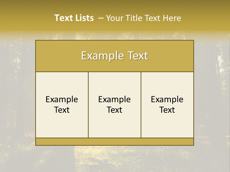 Rural Scenic Wilderness PowerPoint Template