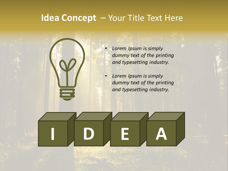 Rural Scenic Wilderness PowerPoint Template