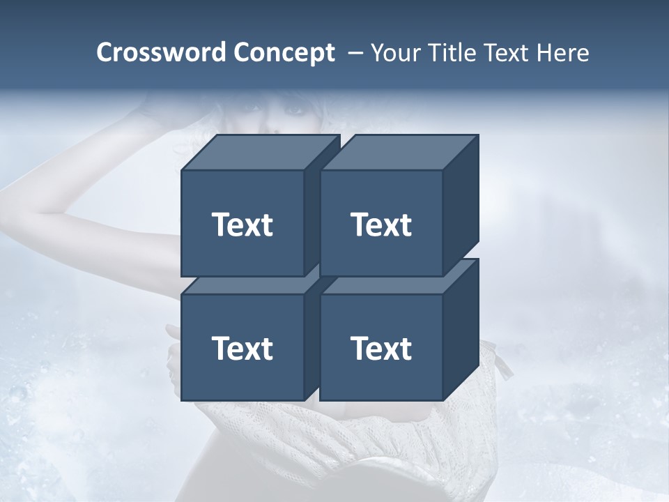 Pleasure Posing Naked PowerPoint Template