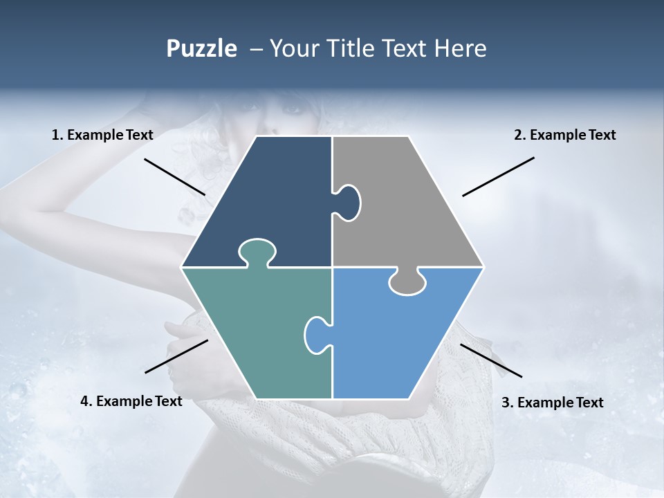 Pleasure Posing Naked PowerPoint Template