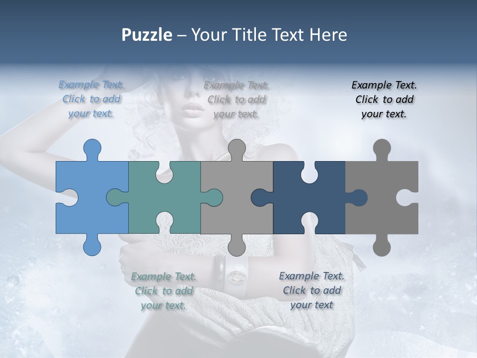 Pleasure Posing Naked PowerPoint Template