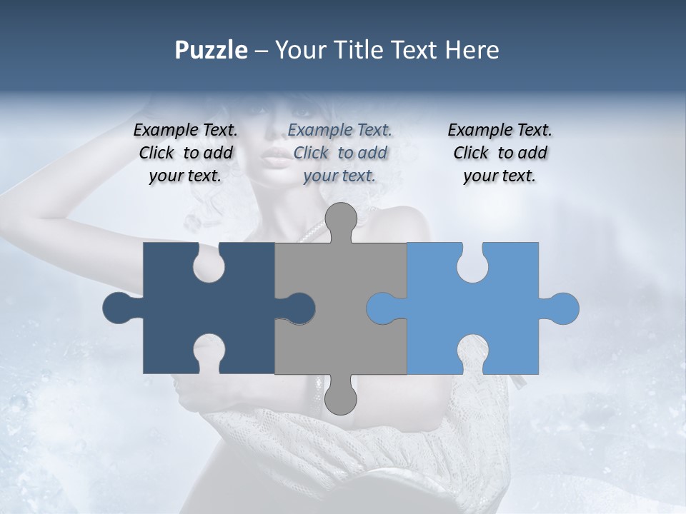 Pleasure Posing Naked PowerPoint Template