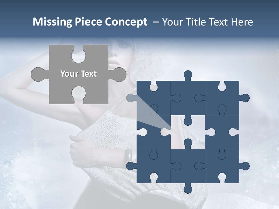 Pleasure Posing Naked PowerPoint Template