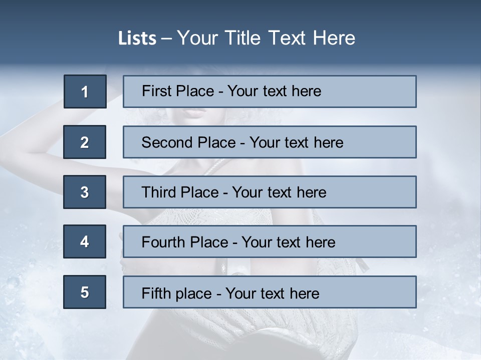 Pleasure Posing Naked PowerPoint Template