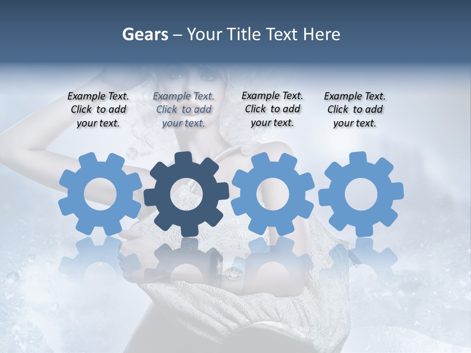 Pleasure Posing Naked PowerPoint Template