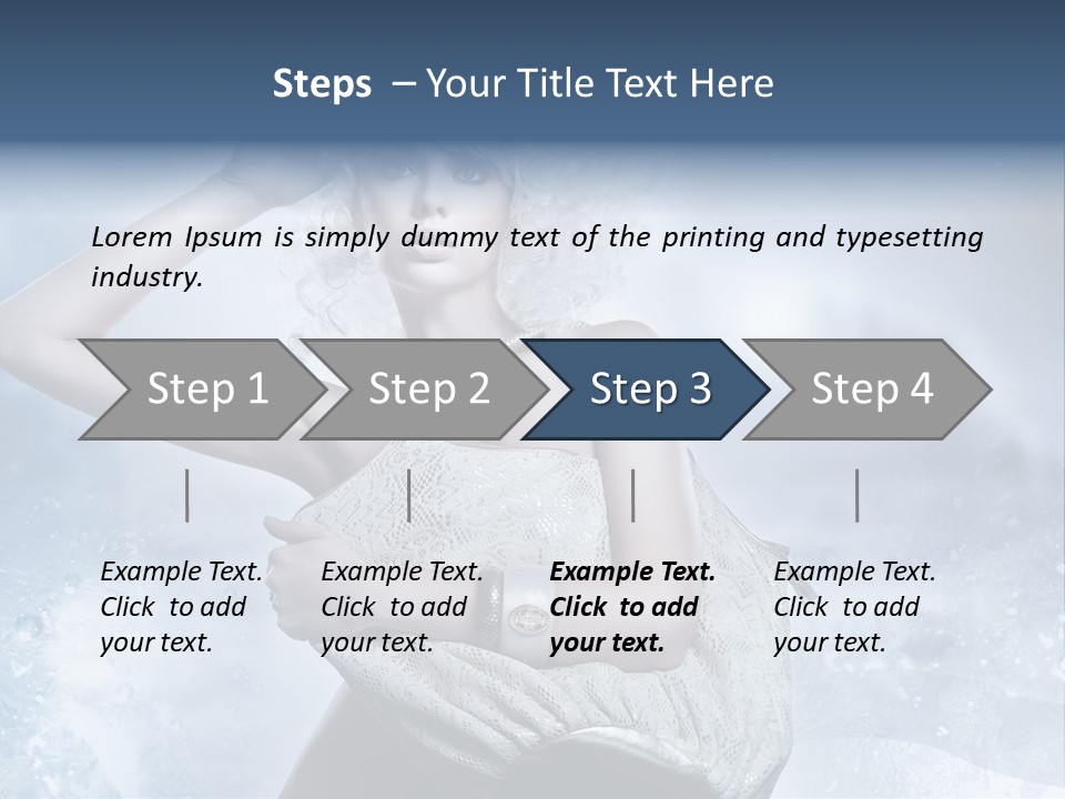 Pleasure Posing Naked PowerPoint Template
