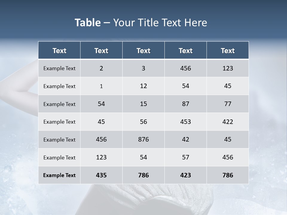 Pleasure Posing Naked PowerPoint Template