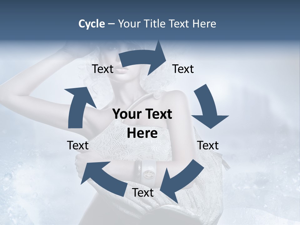 Pleasure Posing Naked PowerPoint Template