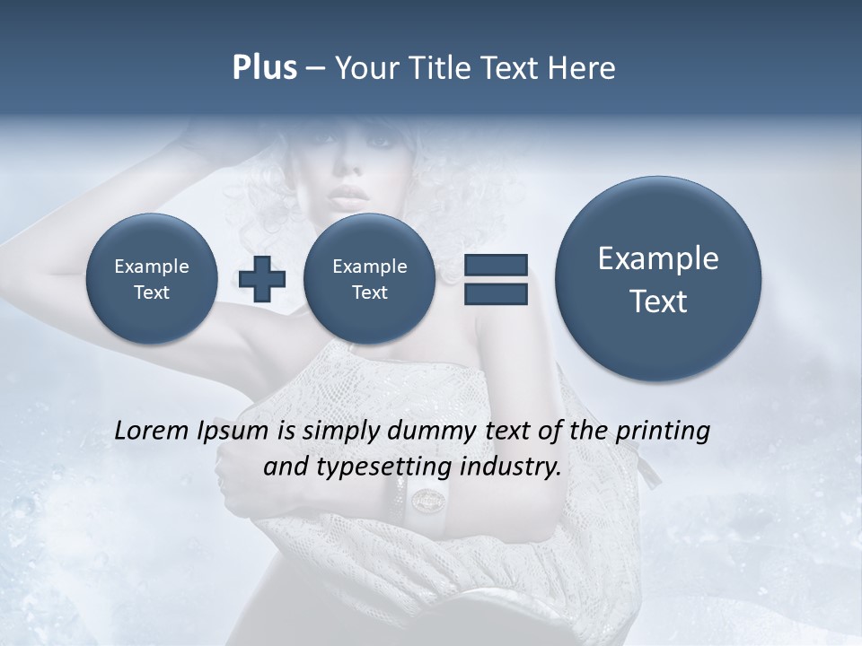 Pleasure Posing Naked PowerPoint Template