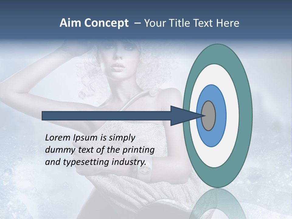 Pleasure Posing Naked PowerPoint Template