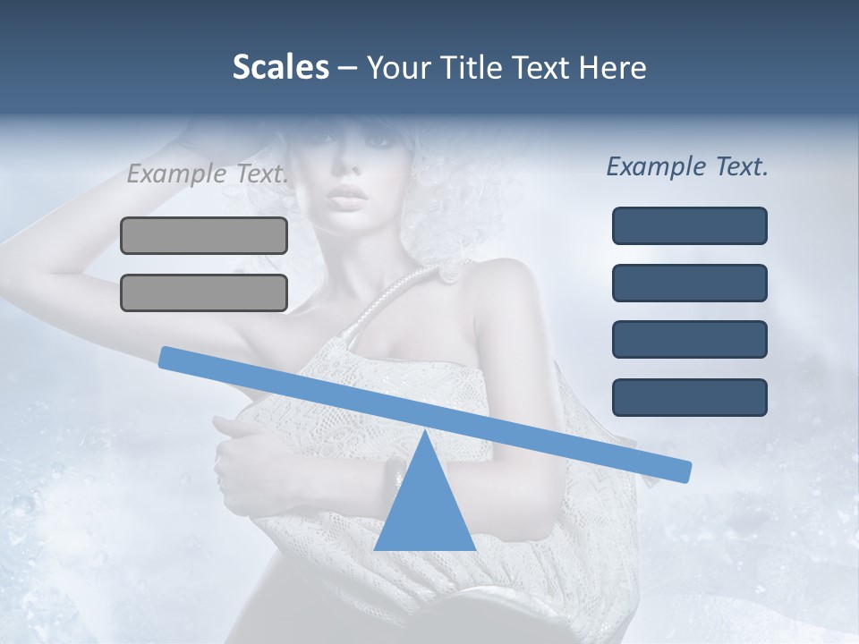 Pleasure Posing Naked PowerPoint Template
