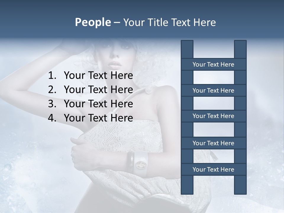 Pleasure Posing Naked PowerPoint Template
