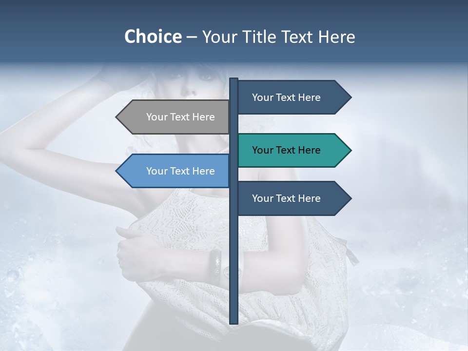 Pleasure Posing Naked PowerPoint Template