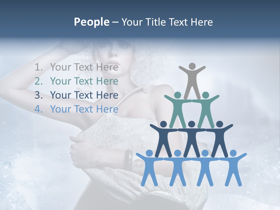 Pleasure Posing Naked PowerPoint Template