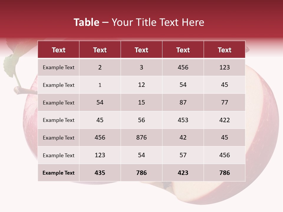 Leaf Tasty Vegetarian PowerPoint Template