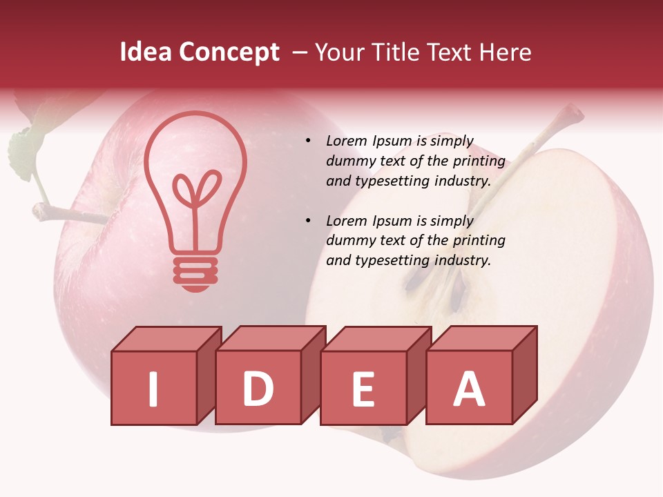 Leaf Tasty Vegetarian PowerPoint Template