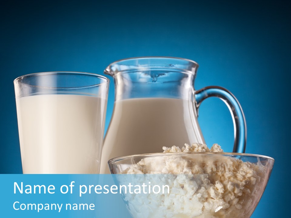 Cheese Refreshment Lunch PowerPoint Template