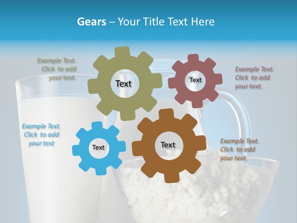 Cheese Refreshment Lunch PowerPoint Template