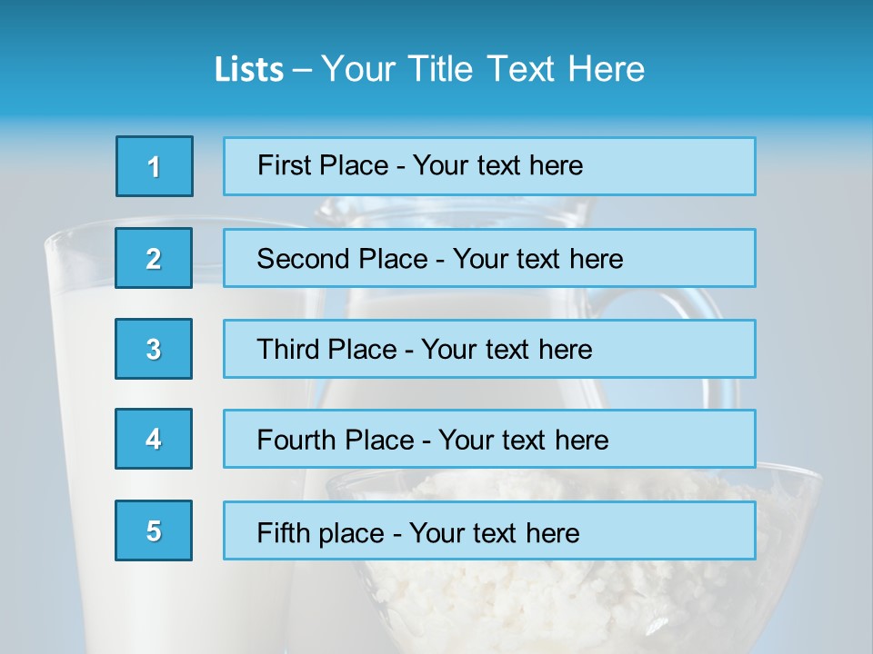 Cheese Refreshment Lunch PowerPoint Template