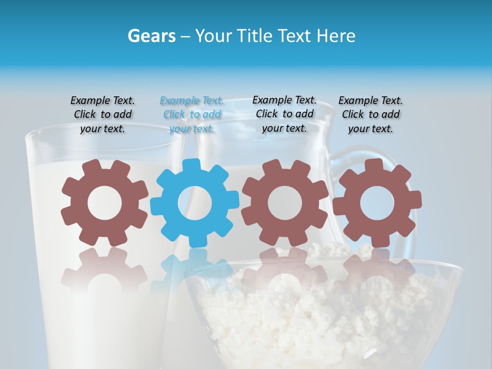 Cheese Refreshment Lunch PowerPoint Template