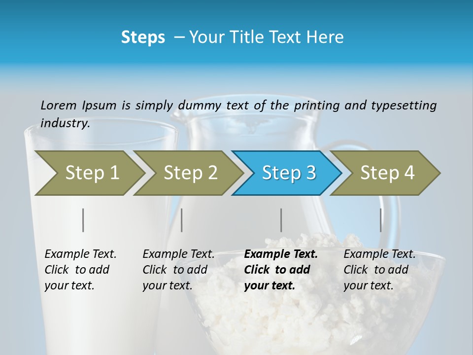 Cheese Refreshment Lunch PowerPoint Template