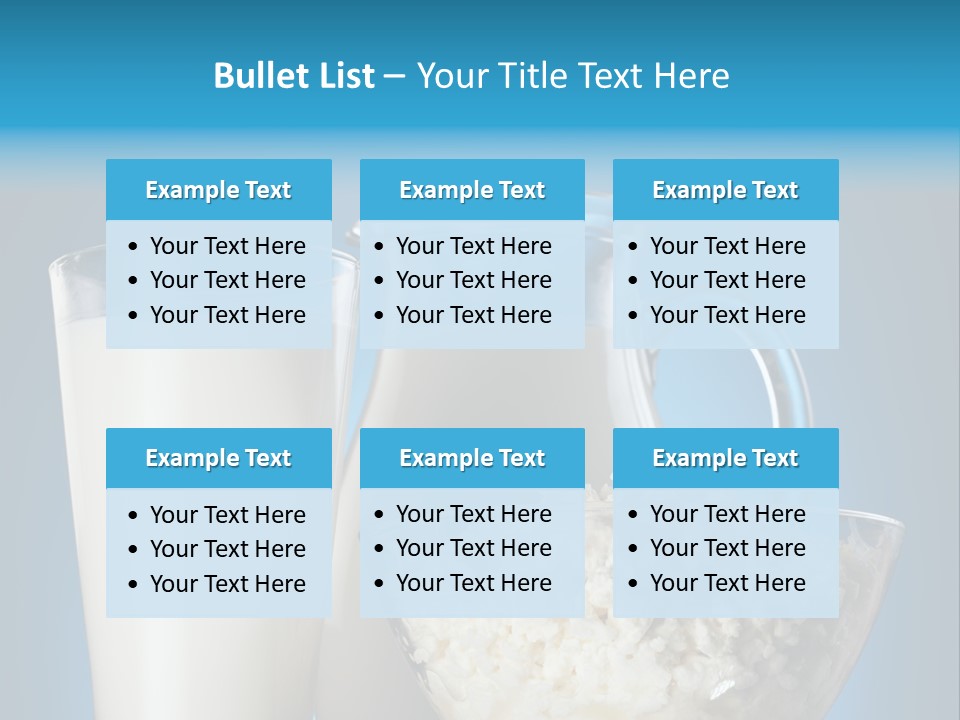 Cheese Refreshment Lunch PowerPoint Template