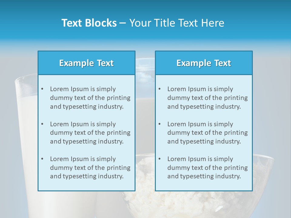 Cheese Refreshment Lunch PowerPoint Template