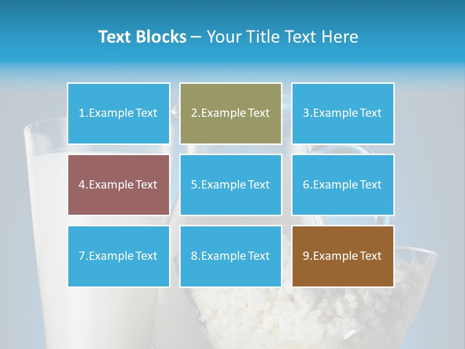 Cheese Refreshment Lunch PowerPoint Template