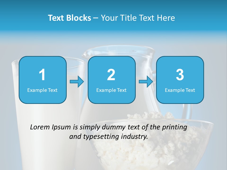 Cheese Refreshment Lunch PowerPoint Template