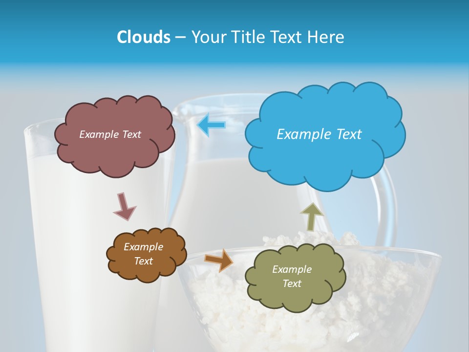 Cheese Refreshment Lunch PowerPoint Template
