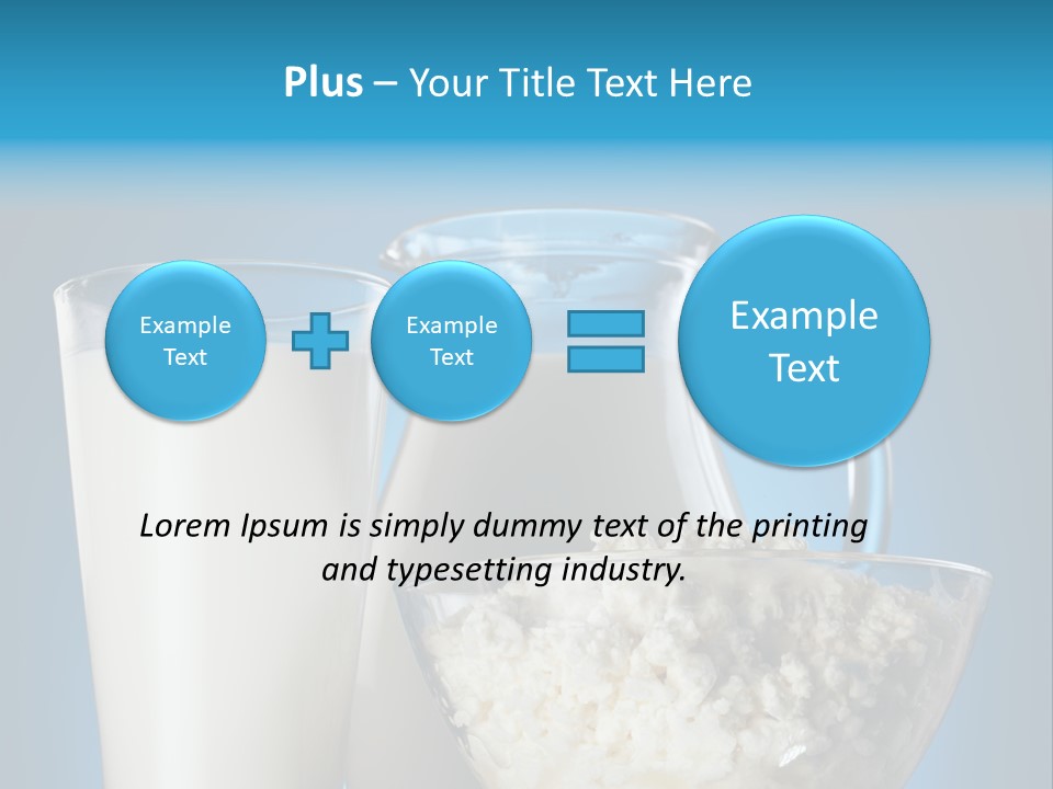 Cheese Refreshment Lunch PowerPoint Template