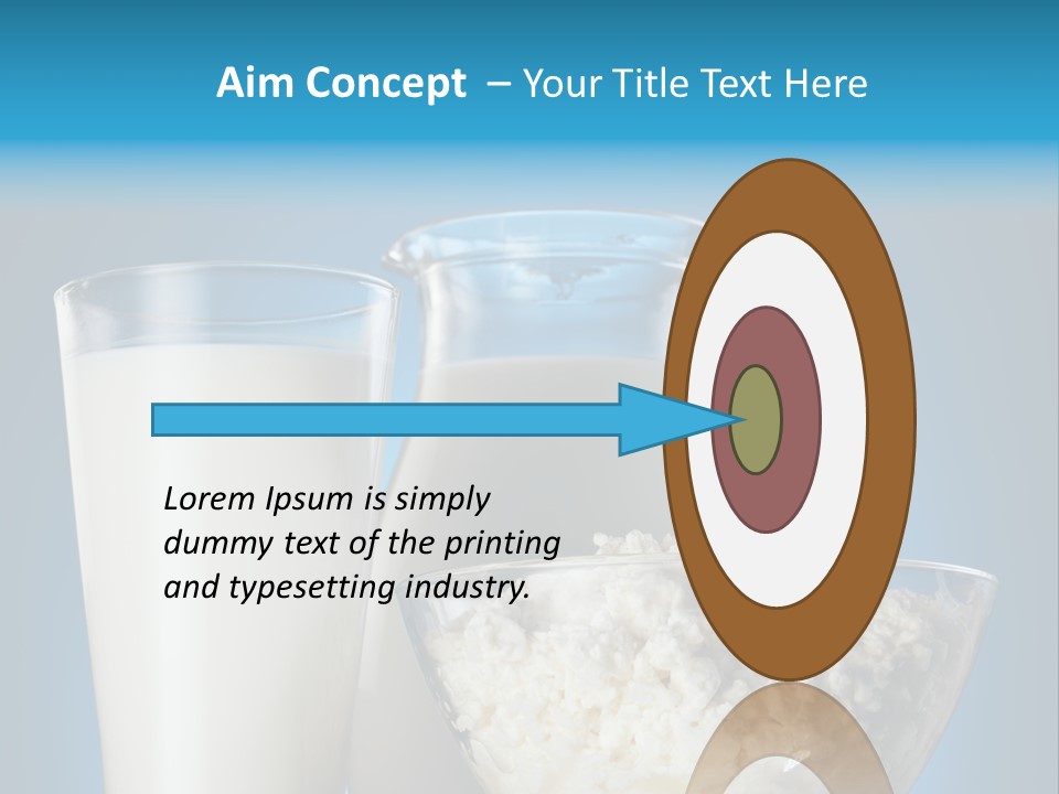 Cheese Refreshment Lunch PowerPoint Template