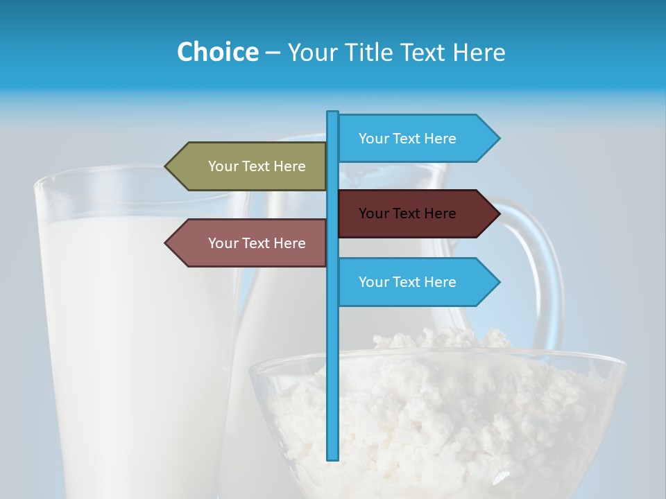 Cheese Refreshment Lunch PowerPoint Template
