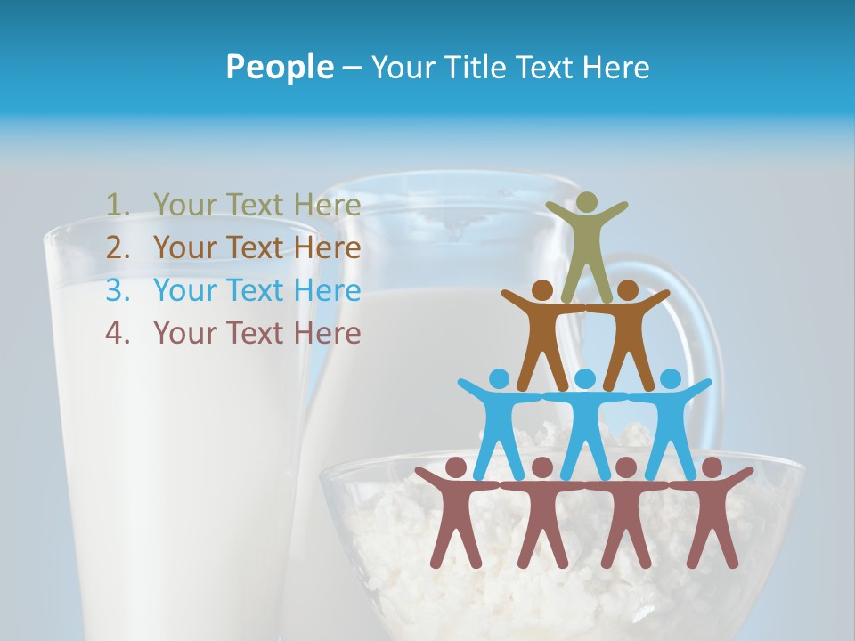 Cheese Refreshment Lunch PowerPoint Template