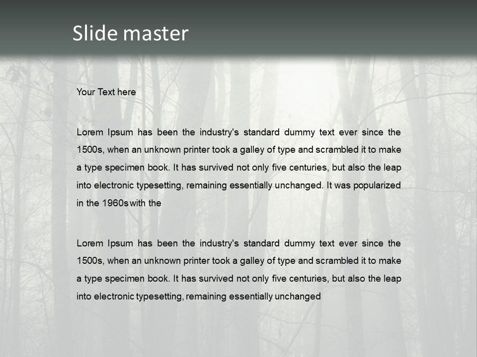 Wet Copy Season PowerPoint Template