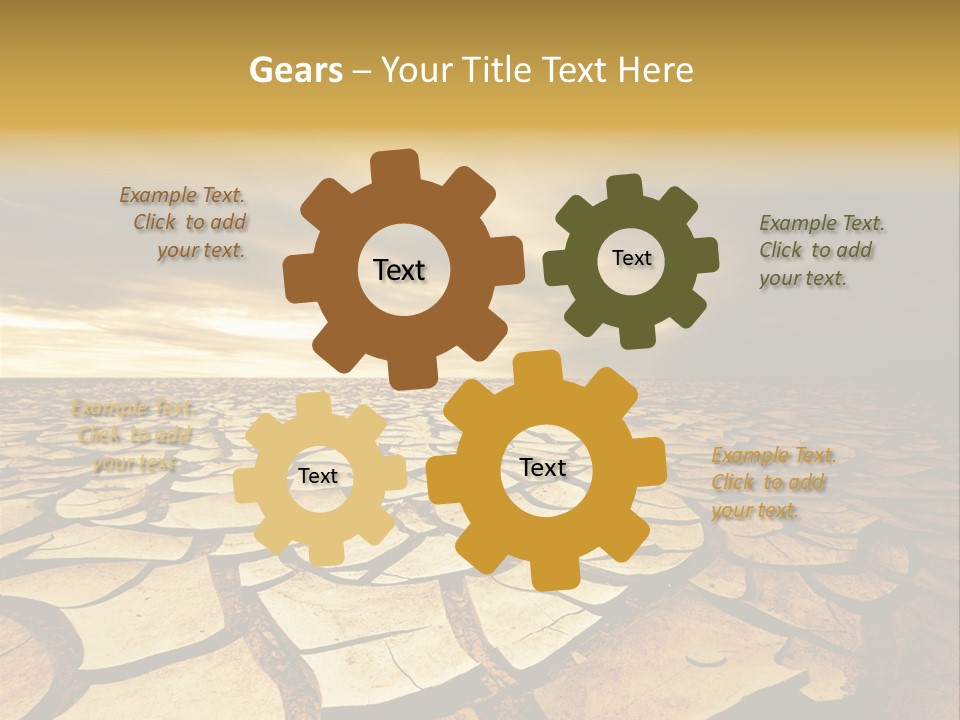 Environment Detail Splitting PowerPoint Template