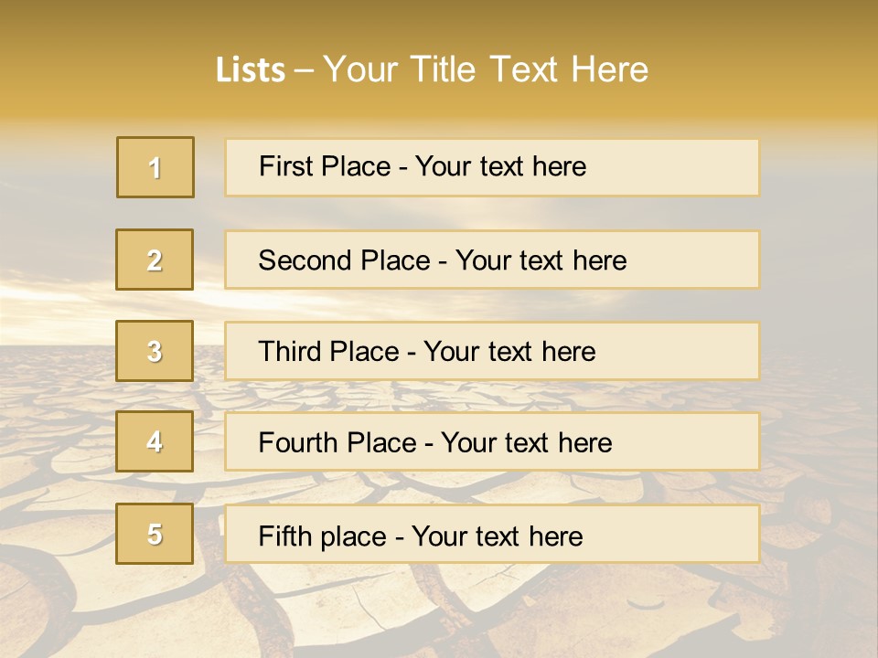 Environment Detail Splitting PowerPoint Template