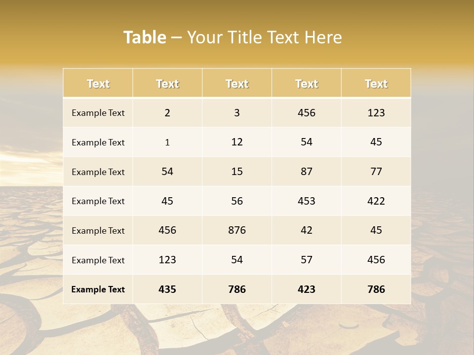 Environment Detail Splitting PowerPoint Template