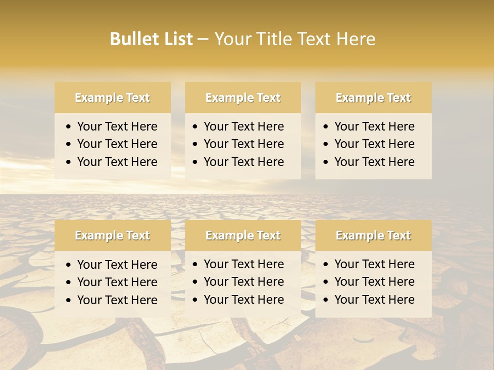 Environment Detail Splitting PowerPoint Template