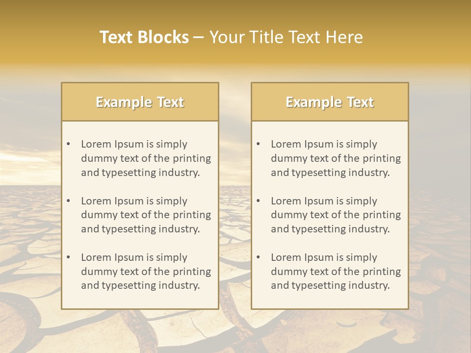 Environment Detail Splitting PowerPoint Template
